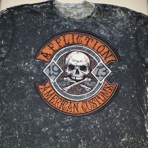 men's 2xl affliction tshirt